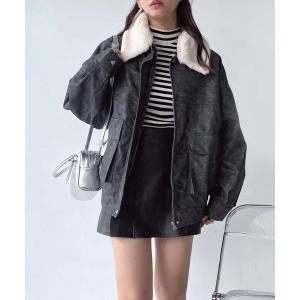 「AS KNOW AS plus」 ブルゾン FREE グレー レディース