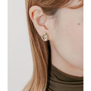 イヤリング ニュアンスメタルサークルイヤリング レディースの買取情報