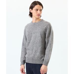 セーター ニット 5Gムリネ天竺 クルーネックプルオーバー メンズ