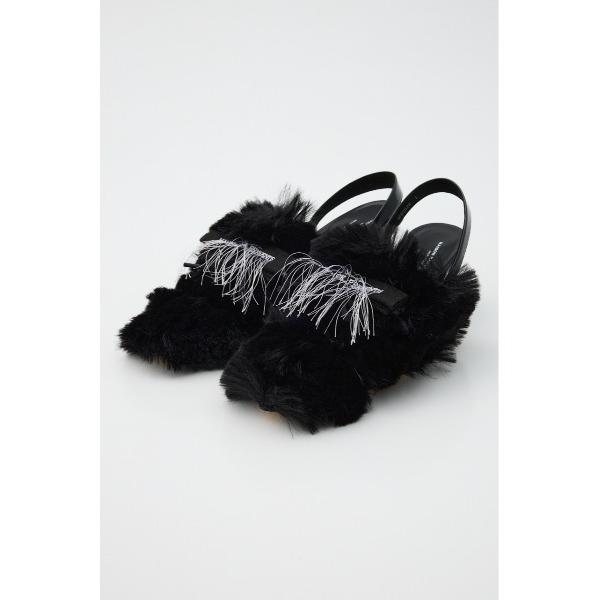 パンプス Furry Slingback パンプス