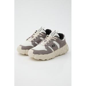 スニーカー AXロゴ チャンキーソール レースアップスニーカー レディース