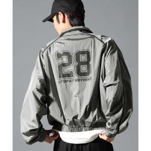 ブルゾン アウター LAND MUSEUM／ナンバーナイロンZIPブルゾン メンズ