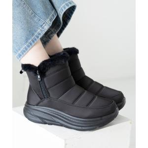 ブーツ 防寒キルティングブーツ レディース