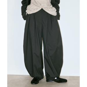 スラックス パンツ VOLUME TUCK パンツ レディース