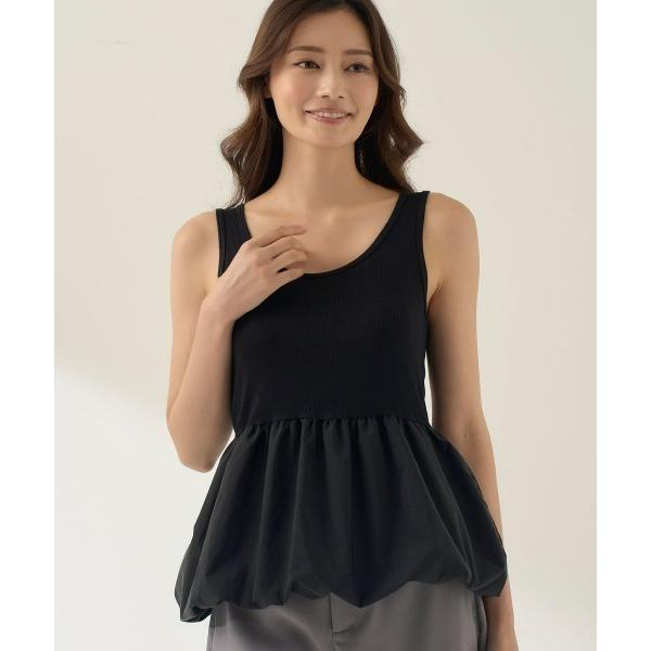 インナーシャツ 肌着 「まるで毛布！のような暖かさ・厚手」リブバルーンタンクトップ レディース