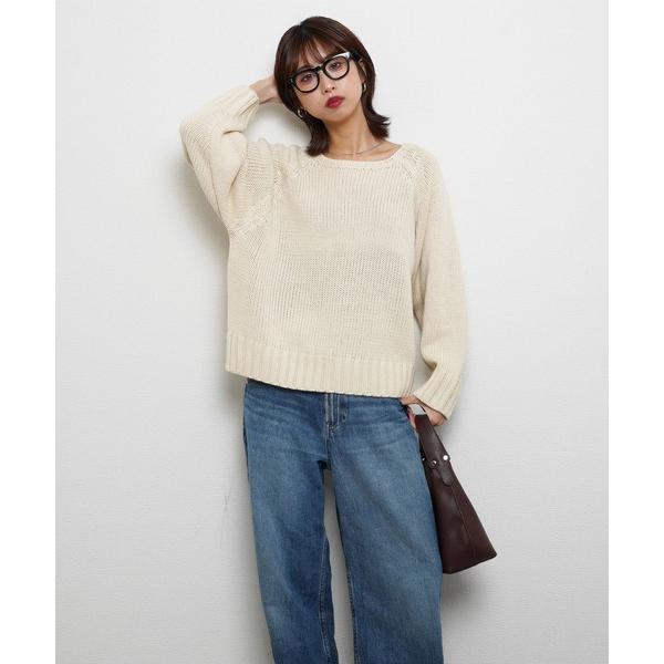 ニット セーター デイリーカラフルルーズニット レディース