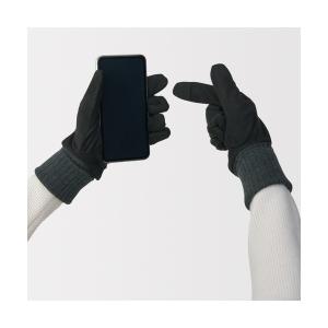 撥水防風起毛タッチ手袋 レディース メンズ