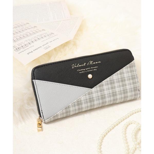 財布 Coboca+合皮3CチェックロゴRF束入 レディース