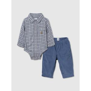 セットアップ フランネル＆コーデュロイ コーデセット (ベビー) キッズ 子供服 男の子