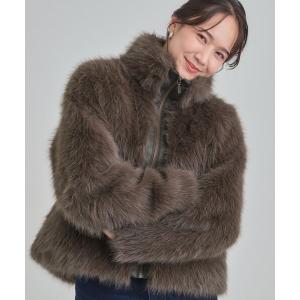 ブルゾン アウター フェイクファーブルゾン レディース