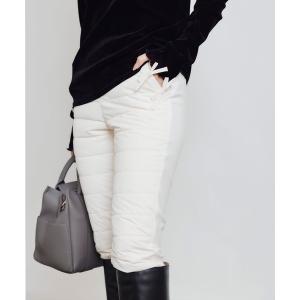 パンツ ポケットリボンダウンパンツ レディース