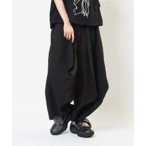 ワイドパンツ パンツ エクセルツイル　ツイルスクイッドパンツ レディース メンズ