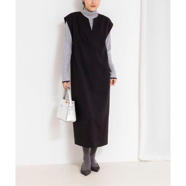ワンピース ウォッシャブルフラノ風ジャンパーワンピース