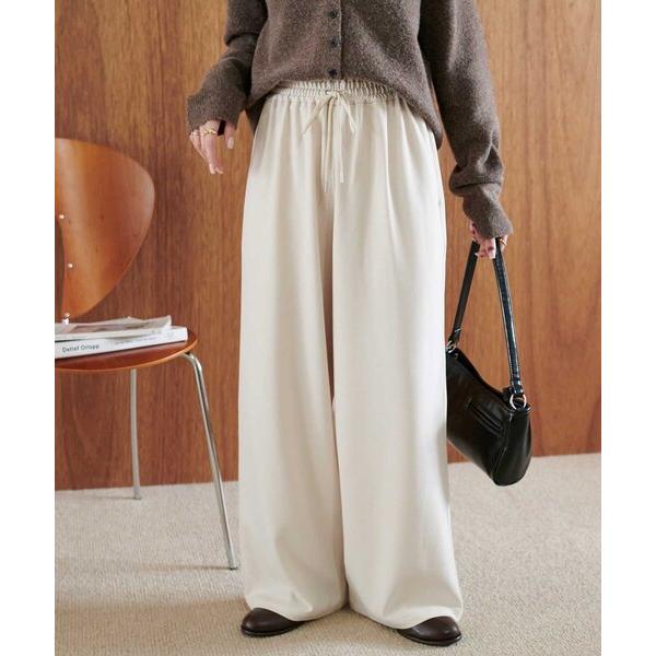 パンツ あったかとろみイージーパンツ レディース