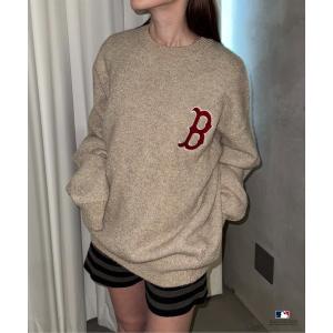 セーター ニット 「別注」MLB/ラメジャガードロゴニット メンズ レディース