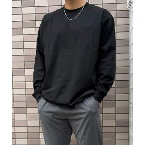 tシャツ 「CAPTAIN STAG / キャプテンスタッグ」ワンポイントロゴ ストレッチ 長袖Tシャツ ロンT メンズ レディース