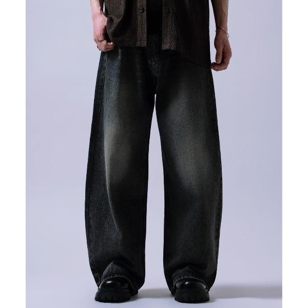 ジーンズ ヴィンテージライク ルーズフィット ワイドデニムパンツ メンズ レディース