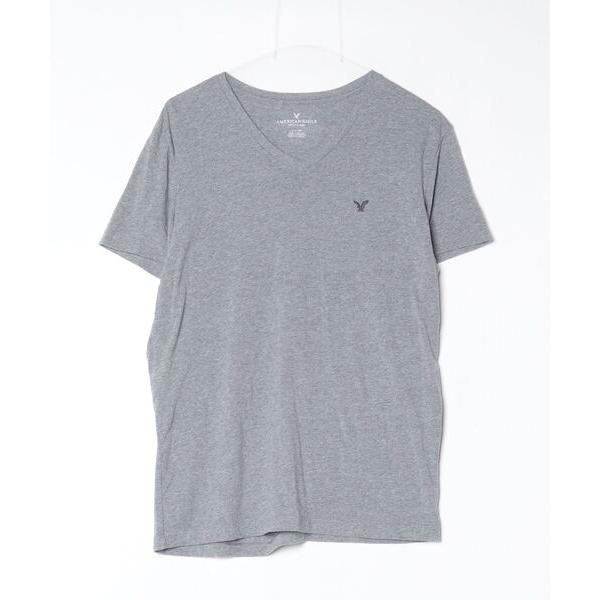 「American Eagle」 半袖Tシャツ S グレー メンズ