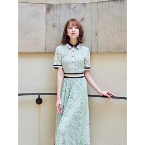 「emiriawiz」 半袖ワンピース MEDIUM ミント レディース