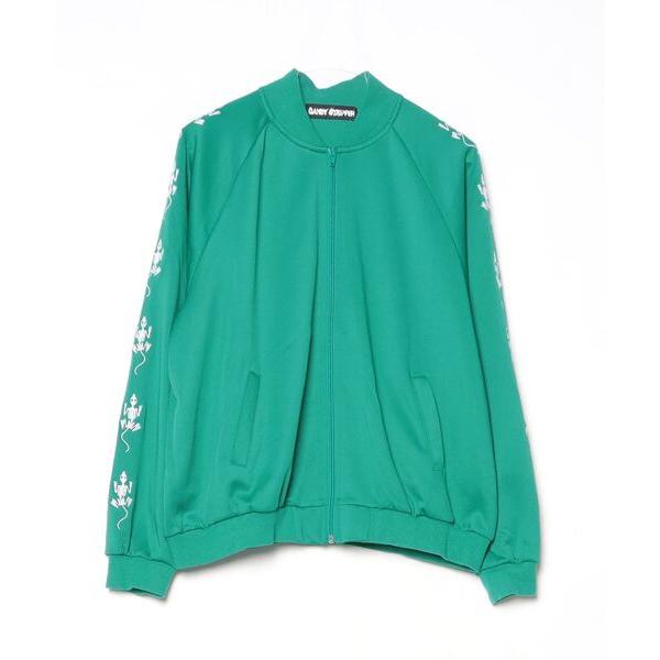 「Candy Stripper」 ジャージブルゾン 2 グリーン レディース