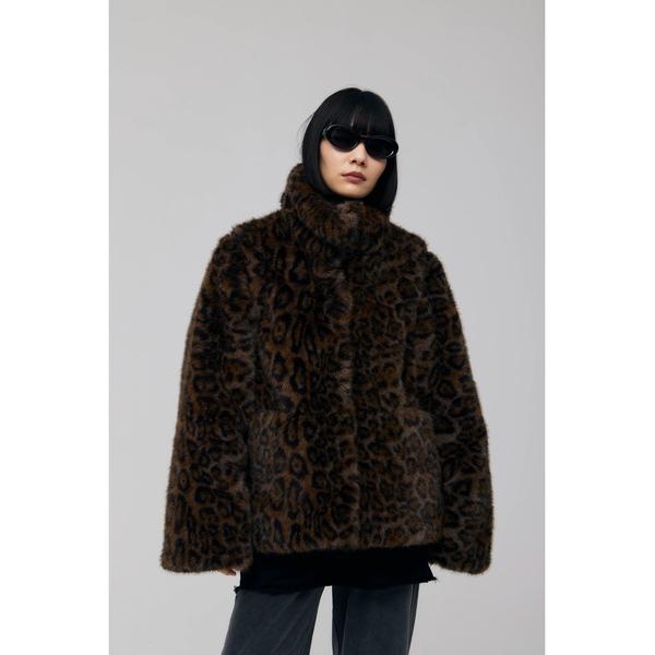 コート アウター Faux Fur Mini Jacket レディース
