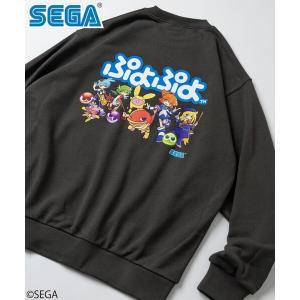 トレーナー スウェット 別注 ぷよぷよ/クルーネックスウェット メンズ レディース