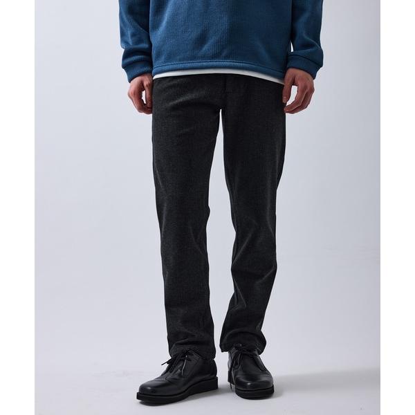 スラックス ツイードライクテクスチャースリムイージーパンツ/セットアップ対応 メンズ