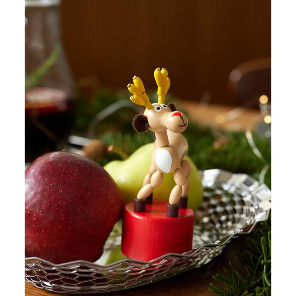 インテリア 「DETOA/デトア」 Wooden Push Up Toy Reindeer　プッシュ...
