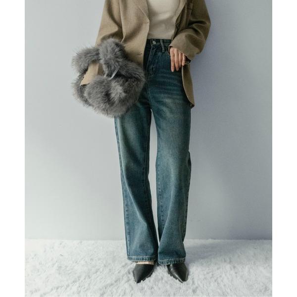 ジーンズ デニム デニムパンツ 「on:nue」「低身長/高身長/サイズ展開有/2色展開」 リラック...