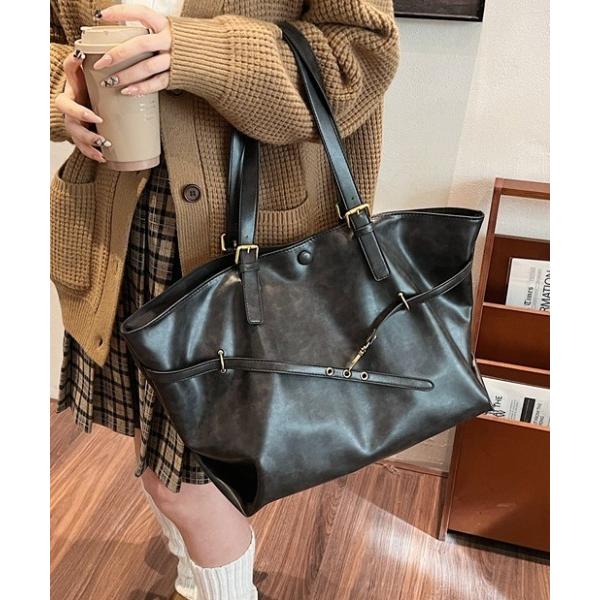 ショルダーバッグ バッグ レトロベルトデザインショルダーバッグ レディース