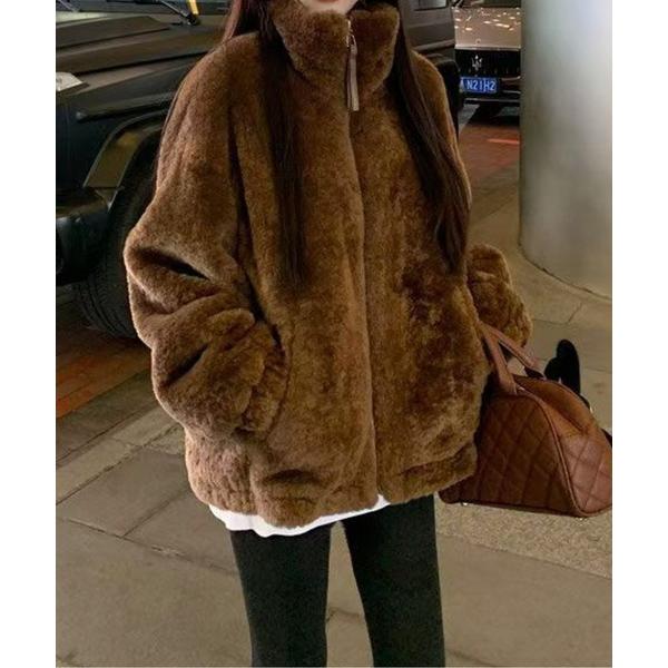 ブルゾン アウター エコファージップブルゾン レディース