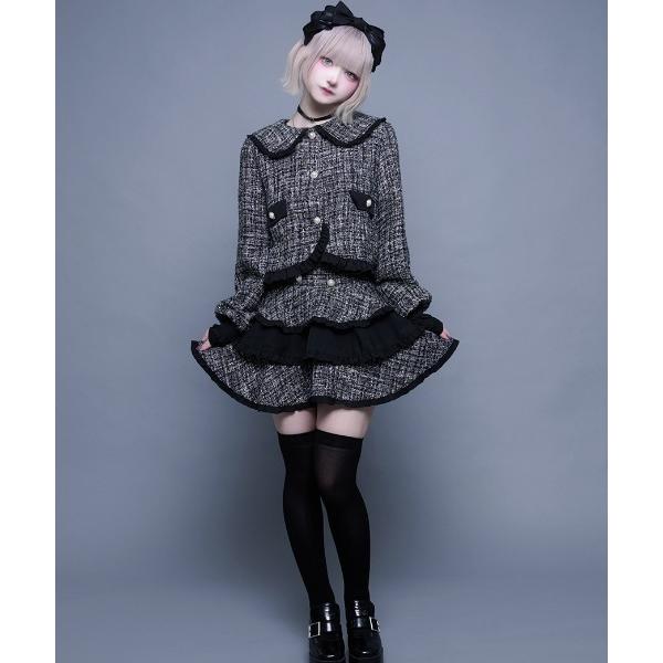 セットアップ 「ililil/イルイルイル」「令嬢地雷ちゃんツイードセーラーセットアップ」 レディー...