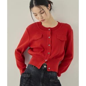 カーディガン 「STUDIOUS/ステュディオス」POCKET KNIT CARDIGAN/ポケットニットカーディガン レディース