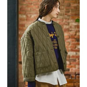 ブルゾン ジャンバー キルティングジャケット レディース