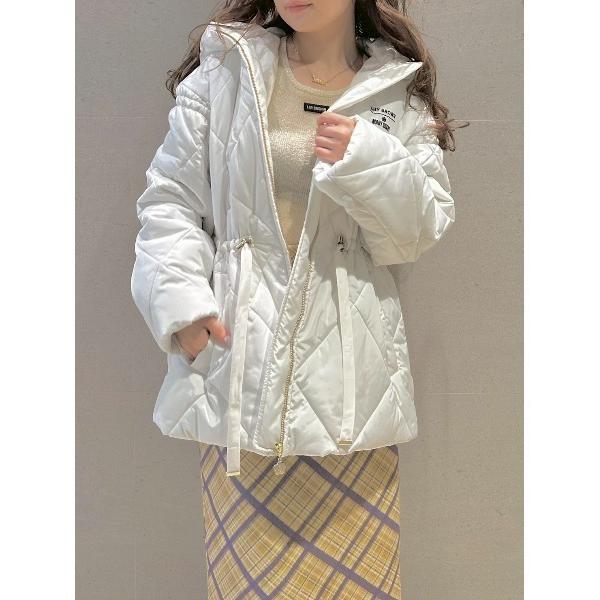 コート アウター 「LILY BROWN×MARY QUANT」キルトダウンミドルコート レディース