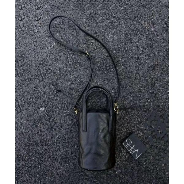 ショルダーバッグ バッグ 2way フェイクレザー ミニバケット ショルダーバッグ ハンドバッグ レ...