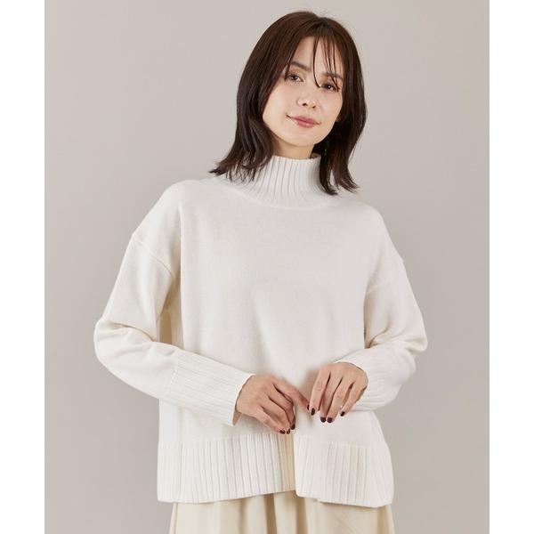 ニット セーター ハイネックプルオーバーニット レディース