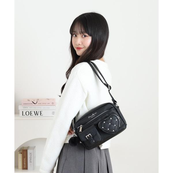 ショルダー ショルダーバッグ Coboca+合皮ハートポケットSD kids キッズ 子供 女の子