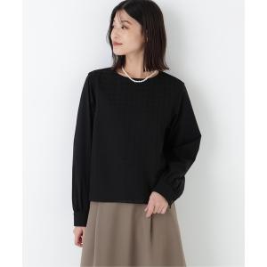 ブラウス シャツ 「ウォッシャブル」レースドッキングプルオーバー レディース