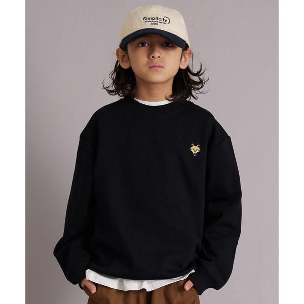 トレーナー  裏起毛 アニマル刺繍 スウェット トレーナー「PAIRMANON STREET」 キッ...