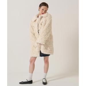 ダッフルコート コート フェイクファー ダッフルコート TINA：JOJUN レディース
