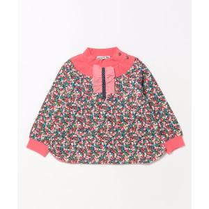 tシャツ フラワープリント接結天竺Ｔシャツ キッズ 子供服 女の子
