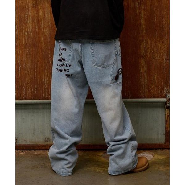 ジーンズ デニム デニムパンツ K-POPアイドル着用「UNISEX」HOODHOOD／NO STR...