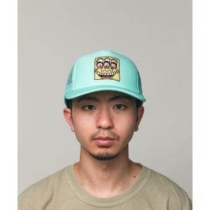 「乱痴気」 メッシュキャップ FREE アクア メンズ