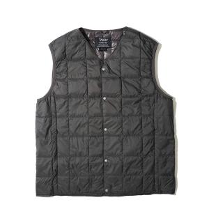 ダウンベスト ベスト 「TAION 」V NECK BUTTON DOWN VEST / インナーダウンベスト TAION-001 メンズ レディース