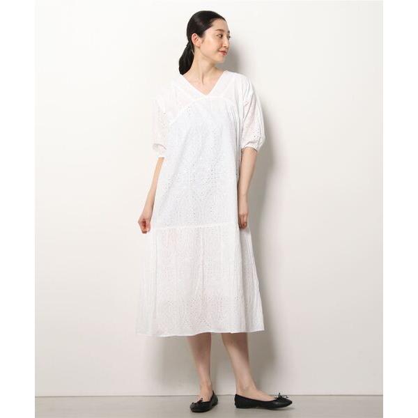 「B:MING by BEAMS」 半袖ワンピース SMALL ホワイト レディース