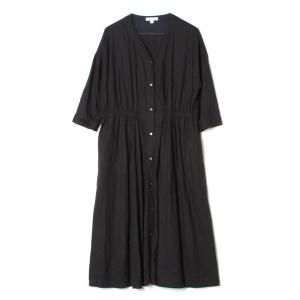 「niko and...」 7分袖ワンピース LARGE ブラック レディース