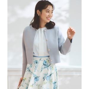 「LAISSE PASSE」 カーディガン MEDIUM ライトグレー レディース