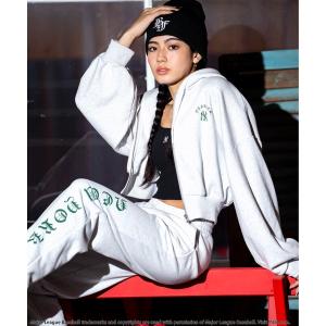 「BACK TO THE FIELD」 セットアップジャージ FREE グレー レディース