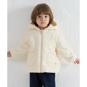 ブルゾン アウター フード付きベア軽量パデットジャケット キッズ 子供服 男の子 女の子